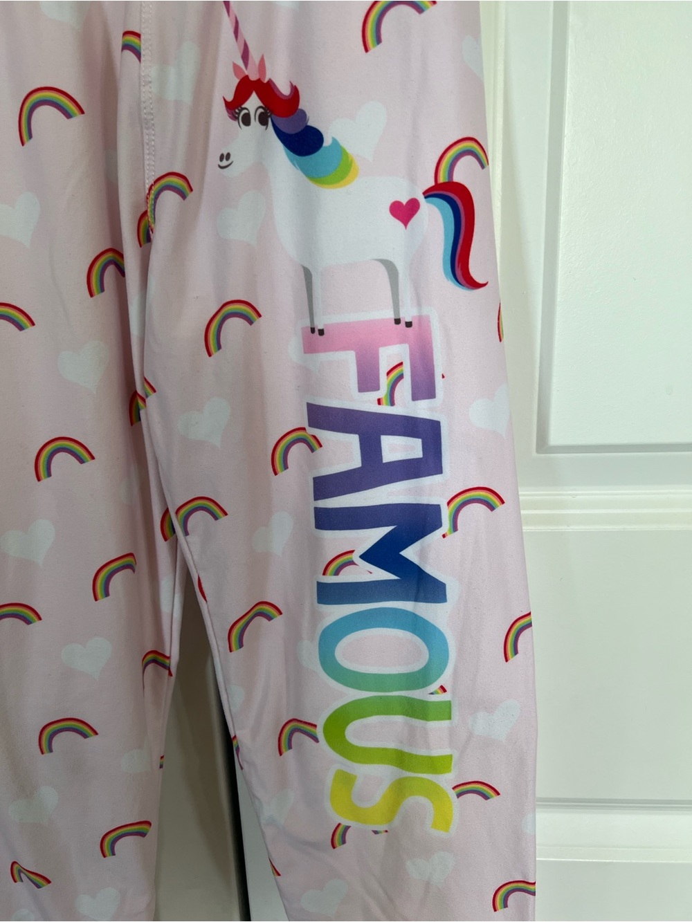 Disney/Pixar Girls Inside Out Famous Unicorn Leggings (size L)